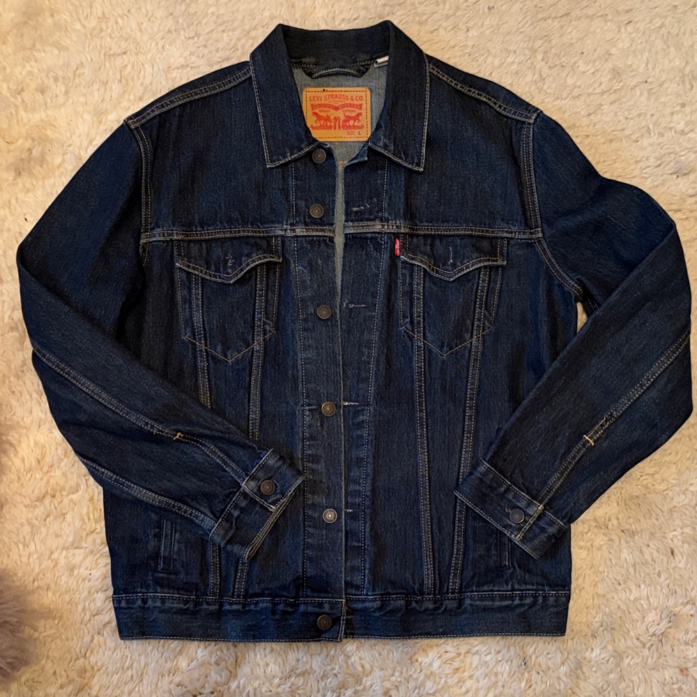 Levi's Dark Indigo Denim Trucker Jacket